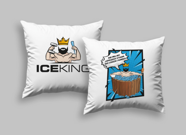 Poduszka IceKing niebieska